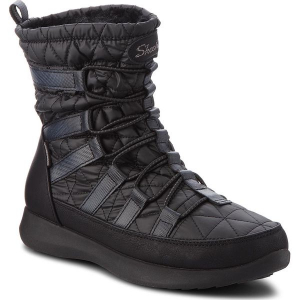 Śniegowce SKECHERS - East Stone 49806/BLK Black. Czarne buty zimowe marki Skechers, z materiału. W wyprzedaży za 249,00 zł.