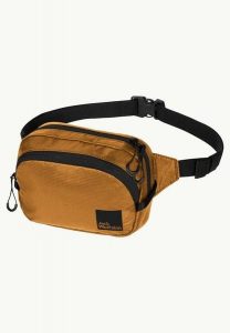 JACK WOLFSKIN Saszetka Wandermood Hipbag salted caramel. Czerwone nerki i saszetki Jack Wolfskin, bez wzorów, z materiału. Za 73,40 zł.