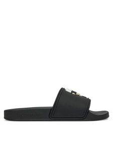 KARL LAGERFELD Klapki Kondo 2.0 KL80905A Czarny. Czarne klapki KARL LAGERFELD, bez wzorów, z tworzywa sztucznego, bez obcasa. Za 279,99 zł.