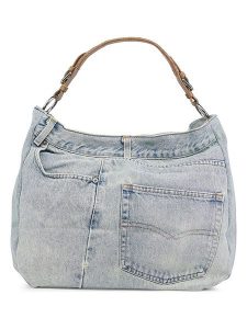 ORE10 Torebka "Mams" w kolorze błękitno-szarobrązowym - 33 x 28 x 14 cm rozmiar: onesize. Brązowe torebki klasyczne ORE10, bez wzorów, z materiału, bez dodatków. Za 173,99 zł.