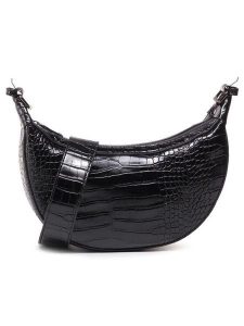 Jenny Fairy Torebka RD0437 Czarny. Czarne torebki klasyczne Jenny Fairy, bez wzorów, ze skóry, bez dodatków. Za 39,99 zł.