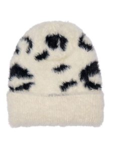 ONLY Czapka w kolorze kremowo-czarnym rozmiar: onesize. Brązowe czapki ONLY, bez wzorów. Za 56,79 zł.