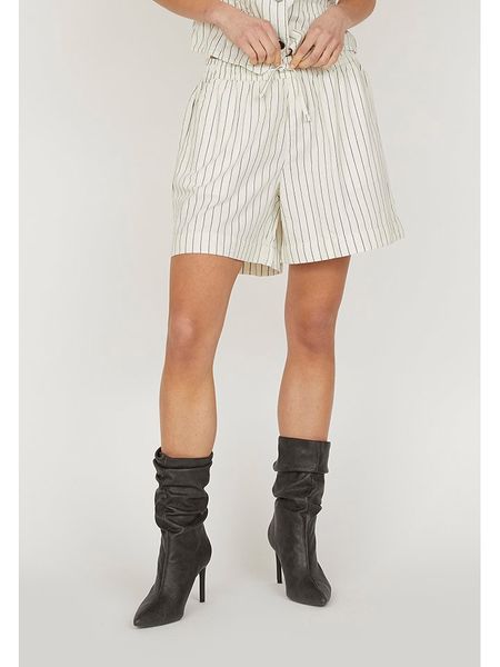 SisterS point Szorty w kolorze kremowo-granatowym rozmiar: XS. Brązowe szorty Sisters Point, bez wzorów, z bawełny, z podwyższonym stanem. Za 43,47 zł.