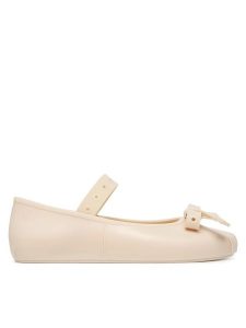 Melissa Baleriny Sophie Crush Ad 37836 Beżowy. Brązowe balerinki Melissa, bez wzorów, z tworzywa sztucznego, bez obcasa, bez zapięcia. Za 358,99 zł.