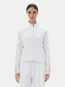 EA7 Emporio Armani Bluza 7W000275 AF12501 U0002 Biały Regular Fit. Białe bluzy EA7 Emporio Armani, xxl, bez wzorów, z syntetyku, bez kaptura. Za 339,99 zł.
