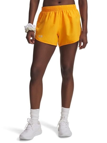 Under Armour Szorty funkcyjne w kolorze pomarańczowym rozmiar: S. Pomarańczowe spodenki sportowe Under Armour, s, bez wzorów, z materiału, outdoorowe. Za 91,56 zł.