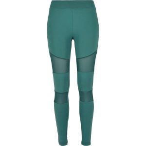 Legginsy damskie Urban Classics tech mesh. Zielone legginsy Urban Classics, bez wzorów, z meshu. Za 142,00 zł.