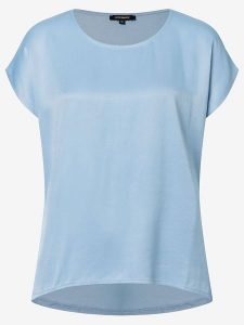 More & More Koszulka w kolorze błękitnym rozmiar: 40. Niebieskie bluzki More & More, bez wzorów, bez kołnierzyka, bez ramiączek. Za 100,95 zł.