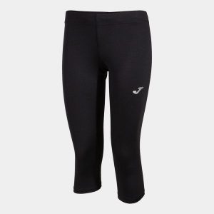 Legginsy do biegania damskie Joma Record III 3/4. Czarne legginsy JOMA, bez wzorów, z materiału. Za 149,99 zł.