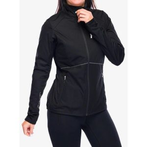 Kurtka softshell damska Hannah Alison. Szare kurtki Hannah, bez wzorów, z softshellu, bez kaptura. Za 303,99 zł.