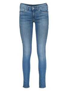 Pepe Jeans Dżinsy - Skinny fit - w kolorze niebieskim rozmiar: W31/L32. Niebieskie jeansy Pepe Jeans, z aplikacjami, z jeansu. Za 87,81 zł.