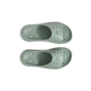 Klapki Damskie Sportowe Under Armour W Locker V Sl Us10. Zielone klapki Under Armour, bez wzorów, bez obcasa. Za 129,99 zł.