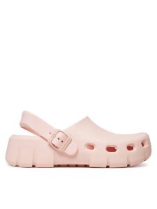 Birkenstock Klapki Birki Flow Eva 1029564 Różowy. Czerwone klapki Birkenstock, bez wzorów, z tworzywa sztucznego, bez obcasa. Za 249,99 zł.