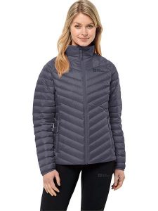 Jack Wolfskin Kurtka puchowa "Passamani" w kolorze granatowym rozmiar: XL. Niebieskie kurtki Jack Wolfskin, xl, bez wzorów, z materiału, bez kaptura. Za 311,85 zł.