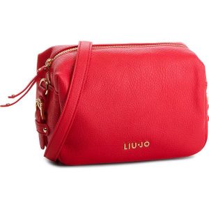 Torebka LIU JO - Xs Crossbody Baron A68140 E0059 Feel Rouge 91757. Czerwone listonoszki marki Liu Jo, ze skóry ekologicznej. Za 299,00 zł.