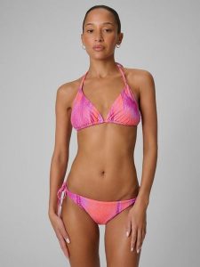 4F Góra od bikini damska - multikolor M. Brązowe bikini 4f, bez wzorów. Za 59,99 zł.