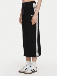 Adidas Spódnica midi KS9373 Czarny Slim Fit. Czarne spódnice ADIDAS, s, bez wzorów, z syntetyku, midi. Za 329,99 zł.