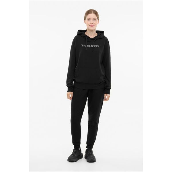 Bluza damska VIKING Team Wear Lady Bamboo z kapturem. Czarne bluzy Viking, bez wzorów, z kapturem. Za 279,90 zł.