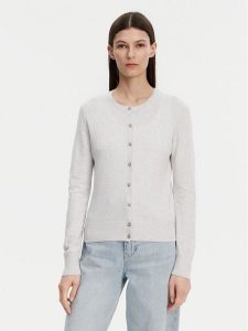 Gap Kardigan 443176-03 Szary Regular Fit. Szare kardigany GAP, z bawełny. Za 119,99 zł.