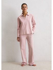 Marc O´Polo Bluza w kolorze jasnoróżowym rozmiar: L. Różowe bluzy l, bez wzorów, z bawełny, bez kaptura. Za 121,95 zł.