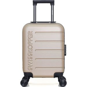 SWISS KOPPER Walizka "Aigle" w kolorze beżowym - 32 x 42 x 20 cm rozmiar: onesize. Brązowe walizki SWISS KOPPER, bez wzorów, z materiału. Za 108,99 zł.