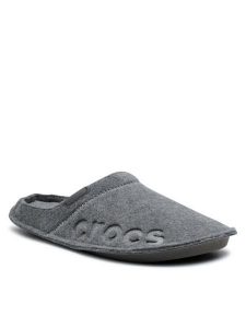 Crocs Kapcie Baya Slipper 205917-0IF Szary. Szare kapcie Crocs, bez wzorów. Za 149,99 zł.