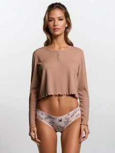 Bawełniane majtki figi 2 pack - wielobarwny. Figi Sinsay, bez wzorów, z bawełny. Za 9,99 zł.