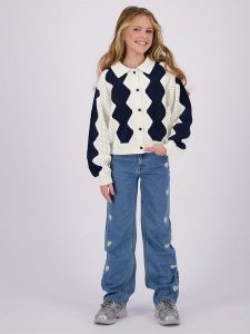 Vingino Kardigan "Meralle" w kolorze białym rozmiar: 104. Białe kardigany Vingino, ze splotem. Za 86,99 zł.