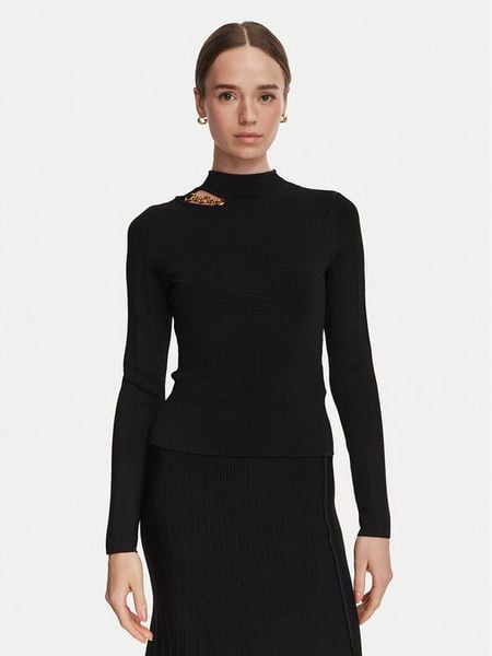 Marciano Guess Sweter G6YR07 Z1060 Czarny Slim Fit. Czarne swetry klasyczne Marciano Guess, s, z wiskozy, bez kołnierzyka. Za 477,99 zł.