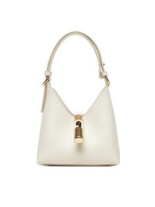 Furla Torebka WE00820-ARE000-PNN00-1-007-20-KH-E Biały. Białe torebki klasyczne Furla, bez wzorów, ze skóry, bez dodatków. Za 589,99 zł.