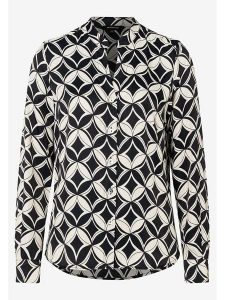 More & More Bluzka w kolorze czarno-białym rozmiar: 36. Białe bluzki More & More, s, bez wzorów, z wiskozy, klasyczne, bez kołnierzyka, bez ramiączek. Za 113,10 zł.