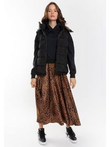 Northwood Kamizelka pikowana "Josh" w kolorze czarnym rozmiar: L. Czarne kamizelki Northwood, l, bez wzorów, bez kołnierzyka, bez ramiączek, bez kaptura. Za 148,26 zł.