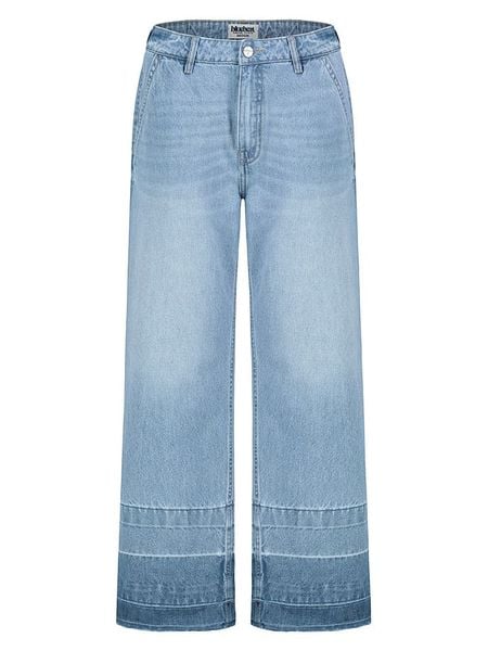 Sublevel Dżinsy - Comfort fit - w kolorze błękitnym rozmiar: M. Niebieskie jeansy Sublevel, z aplikacjami, z bawełny, z podwyższonym stanem. Za 143,90 zł.