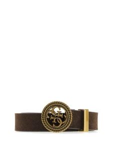 Guess Pasek 183985 Brązowy. Brązowe paski Guess, z aplikacjami. Za 234,99 zł.