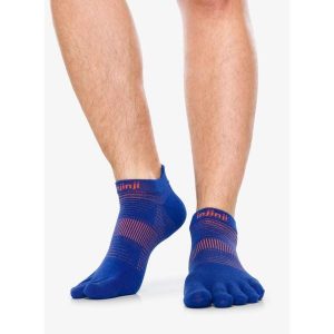 Skarpety biegowe Injinji Run Lightweight No-Show. Niebieskie skarpetki Injinji, bez wzorów. Za 69,99 zł.
