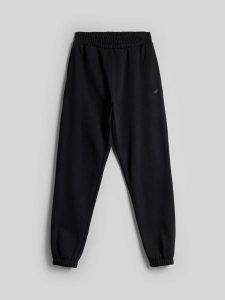 4F Spodnie dresowe joggery damskie - czarne XL. Czarne spodnie dresowe 4f, xl, bez wzorów, z dresówki. Za 149,99 zł.