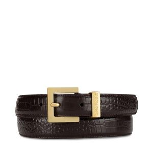 Pasek Damski GINO ROSSI. Brązowe paski Gino Rossi, bez wzorów. Za 129,99 zł.