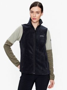 Columbia Bezrękawnik Benton Springs™ 1372121 Czarny Regular Fit. Czarne kamizelki Columbia, xs, bez wzorów, z syntetyku, bez kołnierzyka, bez ramiączek, bez kaptura. Za 179,99 zł.