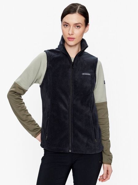 Columbia Bezrękawnik Benton Springs™ 1372121 Czarny Regular Fit. Czarne kamizelki Columbia, xs, bez wzorów, z syntetyku, bez kołnierzyka, bez ramiączek, bez kaptura. Za 127,99 zł.