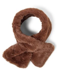 Marie Lund szal ze sztucznego futra Kobiety brązowy, ONE SIZE. Brązowe szaliki Marie Lund, bez wzorów. Za 149,95 zł.