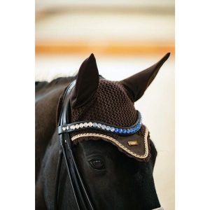 Krótki kapelusz dla koni Equestrian Stockholm. Brązowe kapelusze EQUESTRIAN STOCKHOLM, bez wzorów, eleganckie. Za 263,00 zł.