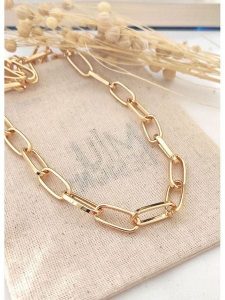 Atelier MIU Pozłacany naszyjnik - dł. 50 cm rozmiar: onesize. Żółte naszyjniki Atelier MIU, pozłacane. Za 39,99 zł.