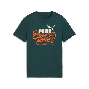 Młodzieżowa koszulka MID90s III z grafiką PUMA. Zielona bluzki Puma, m, bez wzorów, młodzieżowe, bez kołnierzyka, bez ramiączek. Za 89,00 zł.