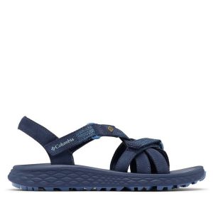 Sandały Columbia. Niebieskie buty trekkingowe Columbia, bez zapięcia. Za 299,99 zł.