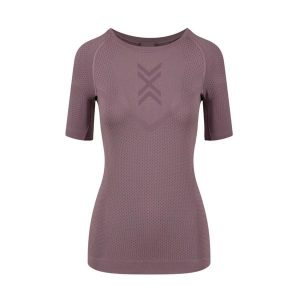 Koszulka biegowa damska X-Bionic Xceed Run Shirt Lavender. Fioletowe koszule nocne X BIONIC, bez wzorów, bez ramiączek. W wyprzedaży za 265,00 zł.