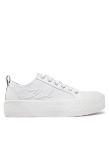 KARL LAGERFELD Trampki Kampus Max III KL60611F Biały. Białe trampki KARL LAGERFELD, bez wzorów, z materiału, bez zapięcia. Za 589,99 zł.