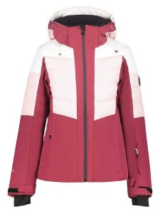 Icepeak Kurtka narciarska "Florala" w kolorze jasnoróżowo-czerwono-białym rozmiar: 34. Białe kurtki sportowe Icepeak, m, bez wzorów, z materiału, bez kaptura, narciarskie. Za 301,64 zł.