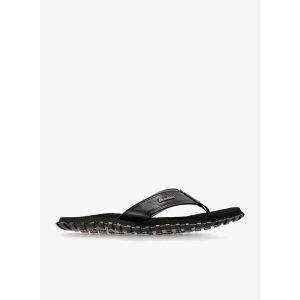 Japonki Gumbies Vegovert Flip-Flops. Czarne klapki Gumbies, bez wzorów, bez obcasa. Za 125,99 zł.