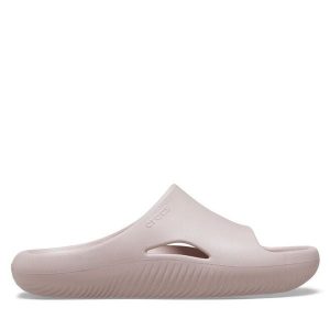 Klapki Crocs. Czerwone klapki Crocs, bez wzorów, bez obcasa. Za 139,99 zł.