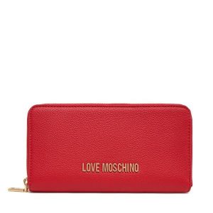 Portfel LOVE MOSCHINO. Czerwone portfele LOVE MOSCHINO, bez wzorów. Za 339,99 zł.